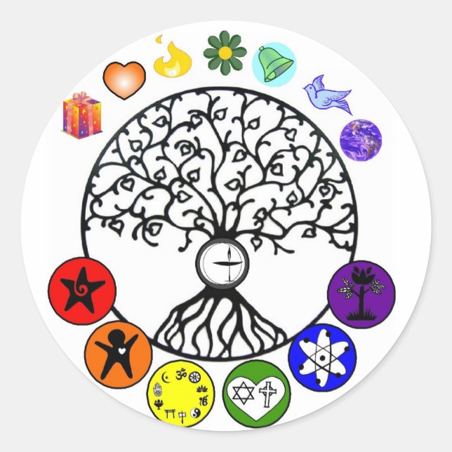 Adesivo Redondo Cumprimos As Nossas Promessas (Frente)