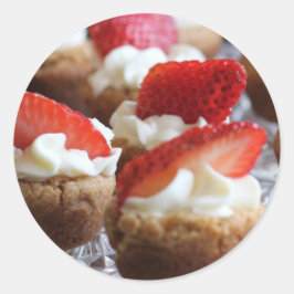 Adesivo Redondo Cupcake Classic Round Sticker