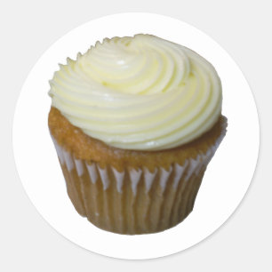 Adesivo Redondo Cupcake da abóbora
