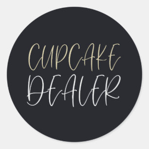 Adesivo Redondo Cupcake Dealer