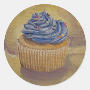 Adesivo Redondo Cupcake Pintura