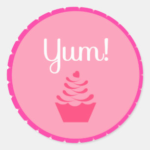 Adesivo Redondo Cupcake Topper/Sticker
