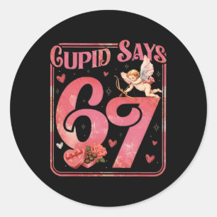 Adesivo Redondo Cupid Diz 67 Piadas Do Dia Dos Namorados Meme Six
