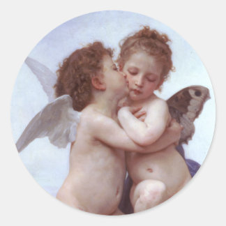 Adesivo Redondo Cupido e Psyche