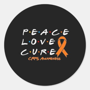 Adesivo Redondo Cura do Amor pela Paz do Crps