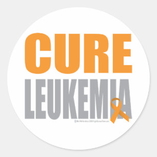 Adesivo Redondo Cure Leukemia