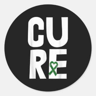 Adesivo Redondo Cure Mental Hewarting Stigma Camisetas Rib Verde