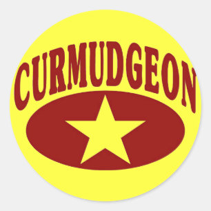 Adesivo Redondo Curmudgeon