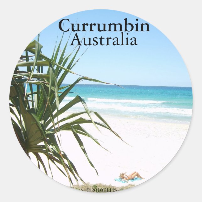 Adesivo Redondo Currumbin Sticker 2 (Frente)