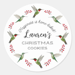 Adesivo Redondo Custom Hummingbird  