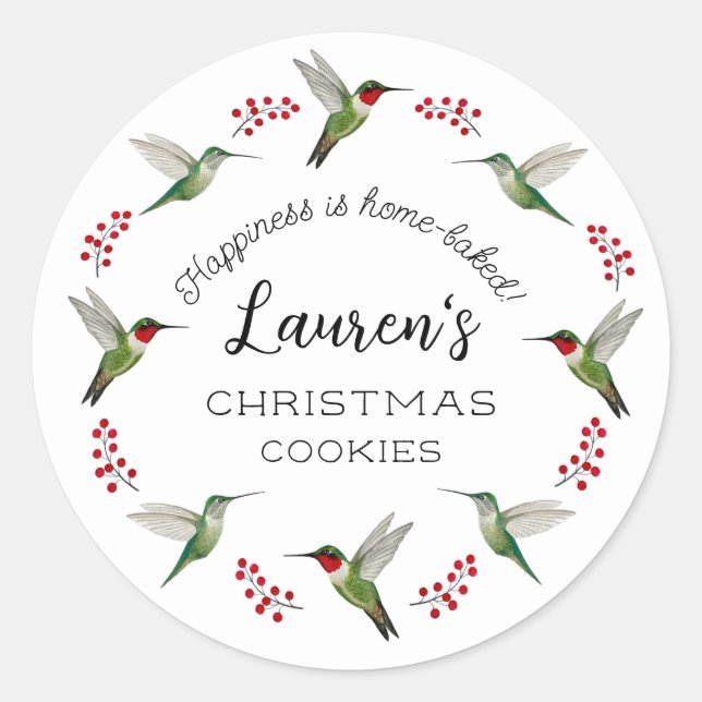Adesivo Redondo Custom Hummingbird   (Frente)