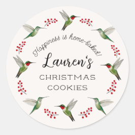 Adesivo Redondo Custom Hummingbird  