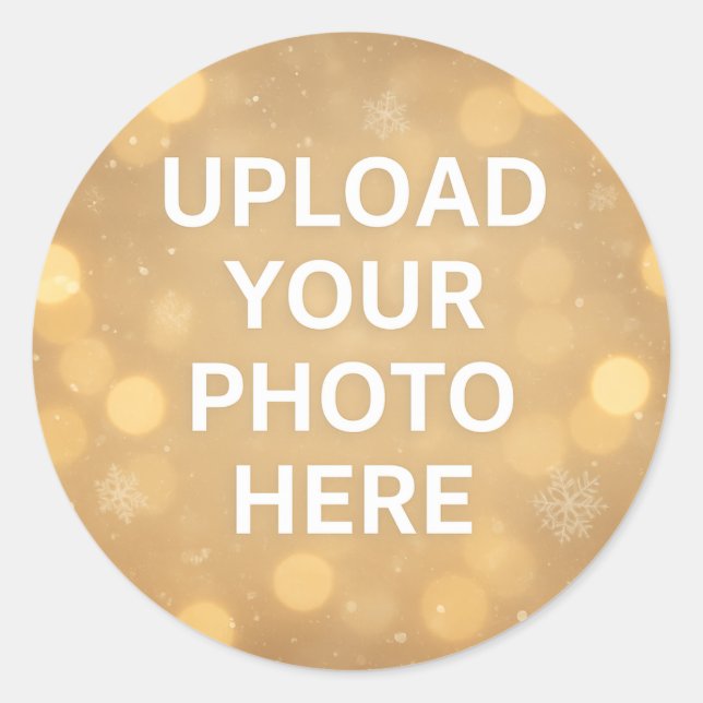 Adesivo Redondo Custom Photo (Frente)