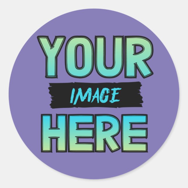 Adesivo Redondo Customize Your Own Classic Round Stickers ! (Frente)