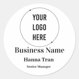 Adesivo Redondo Customized Business