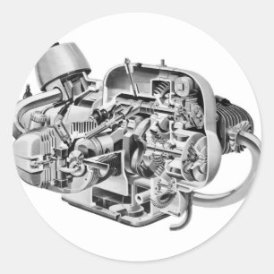 Adesivo Redondo Cutaway do Airhead