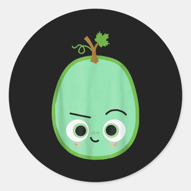 Adesivo Redondo Cute Good Egg Teacher Halloween Costume Group The  (Frente)