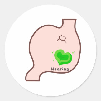 Adesivo Redondo Cute healing organ art