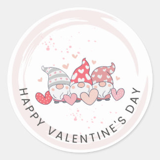 Adesivo Redondo Cute Love Sticker for Valentine’s Day