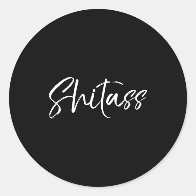 Adesivo Redondo Cute Quote For Women Sarcastic Gag Gift  (Frente)