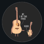 Adesivo Redondo Cute Uke I Am Your Father Funny Ukulele Guitar<br><div class="desc">Cute Uke I Am Your Father Funny Ukulele Guitar Player Lover Gift. Perfect gift for your dad,  mom,  papa,  men,  women,  friend and family members on Thanksgiving Day,  Christmas Day,  Mothers Day,  Fathers Day,  4th of July,  1776 Independent day,  Veterans Day,  Halloween Day,  Patrick's Day</div>