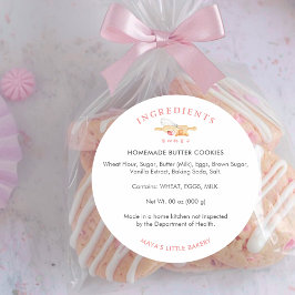 Adesivo Redondo Cute Watercolor Whisk Pin Ingredient Product