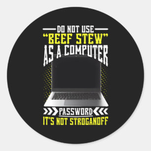 Adesivo Redondo Cyber Security Hacker E Cyber Security Professiona