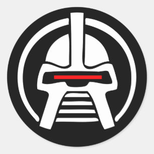 Adesivo Redondo Cyborg