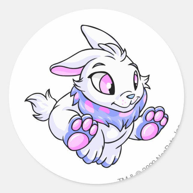 Adesivo Redondo Cybunny Blue (Frente)