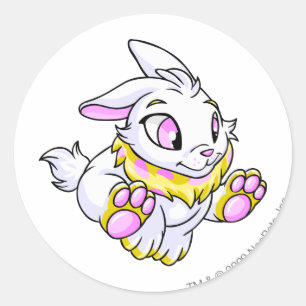 Adesivo Redondo Cybunny Yellow