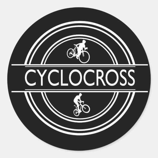 Adesivo Redondo Cyclocross Sticker (Frente)