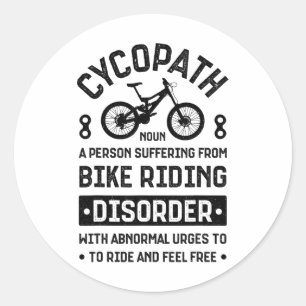Adesivo Redondo Cycopath Ciclismo de Montanha Bicicleta Mtb Bike