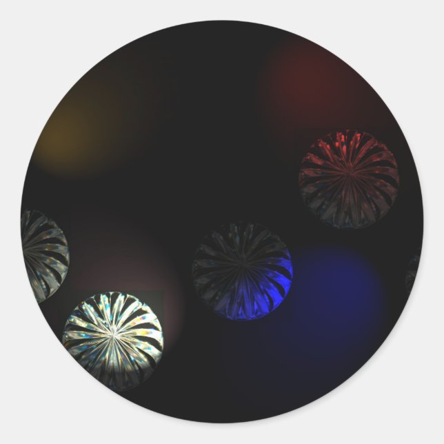 Adesivo Redondo Cystal Imager Colorido (Frente)