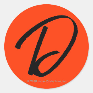 Adesivo Redondo D - Vinheta