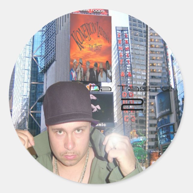 Adesivo Redondo Da Colar 2 Colchetes (Frente)