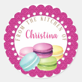 Adesivo Redondo Da cozinha da cozedura