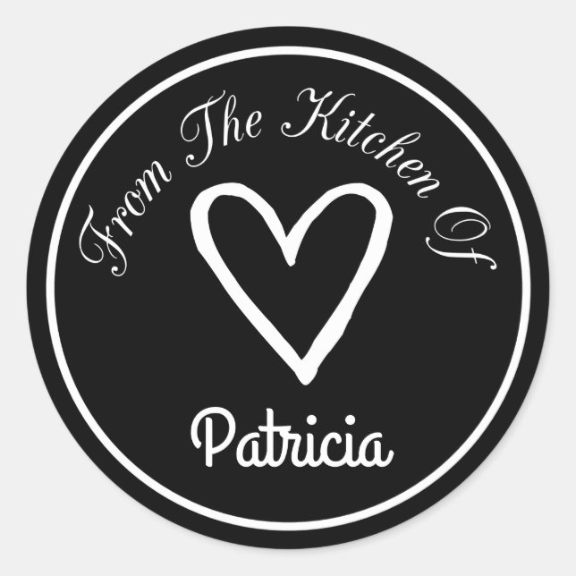 Adesivo Redondo Da Cozinha De (Frente)