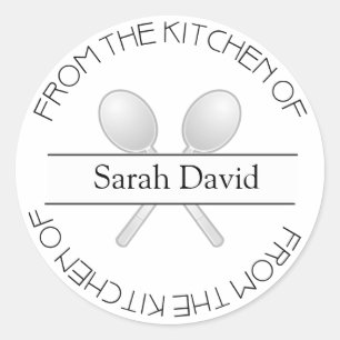 Adesivo Redondo Da Cozinha DE: Stickers