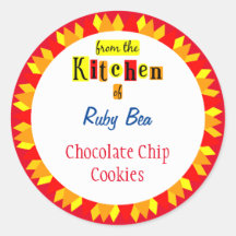 Da Cozinha do Starburst Retro Editável