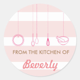 Adesivo Redondo Da cozinha dos autocolantes