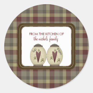 Adesivo Redondo Da Cozinha Dos Pinheiros