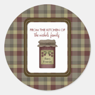 Adesivo Redondo Da Cozinha Dos Pinheiros