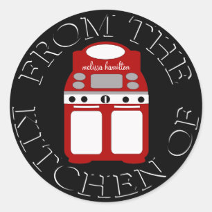 Adesivo Redondo Da Cozinha Dos Pinheiros