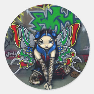 Adesivo Redondo Da "etiqueta camuflagem #1"