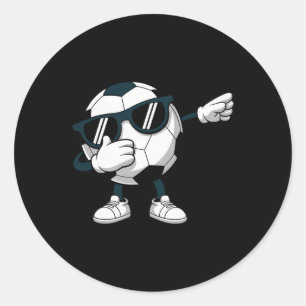 Adesivo Redondo Dabbing Futebol Ll Equipe De Futebol Jogadores De 
