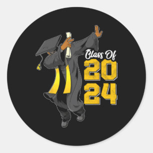 Adesivo Redondo Dabbing Graduation Cl Of Shirt African Junetement
