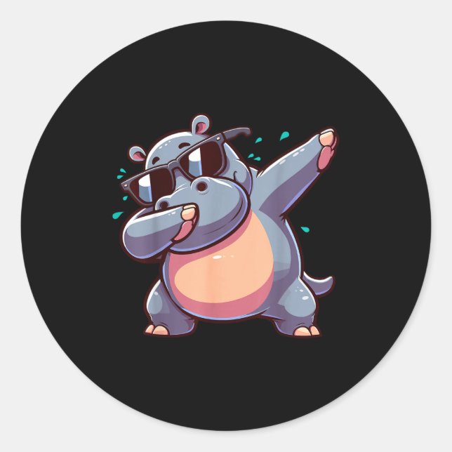 Adesivo Redondo Dabbing Hip  (Frente)