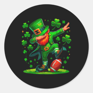 Adesivo Redondo Dabbing Leprechaun Pegbyll Boy Me