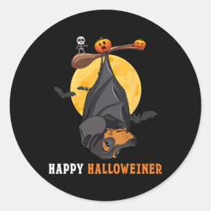 Adesivo Redondo Dachshund Pumpkin Halloween Para Mulheres E T Saus