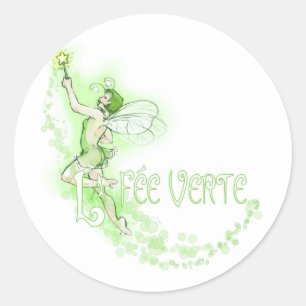 Adesivo Redondo Dacil Absinthe La Fee Verte I